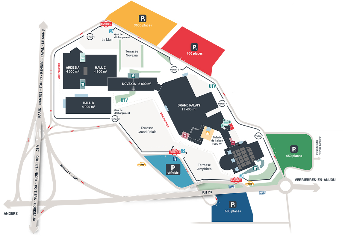 Plan parc expo