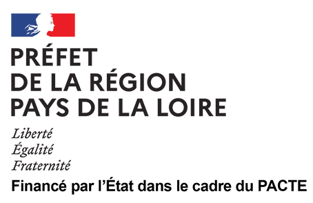 Préfet de la région Pays de le Loire. Liberté, égalité, fraternité. Financé par l'état dans le cadre du PACTE